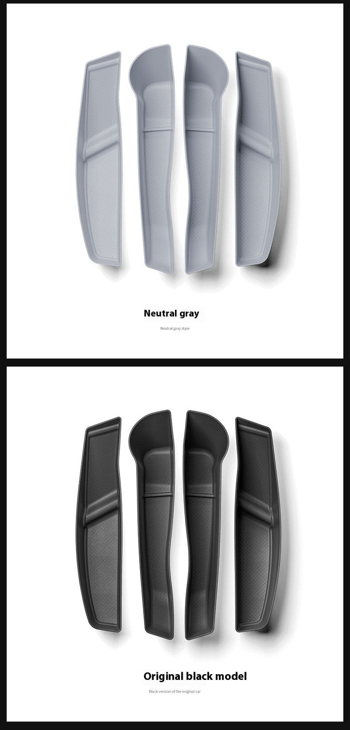 Tesla's new Model 3/Y/X/S door storage box full TPE door slot storage box accessories - Modxgear